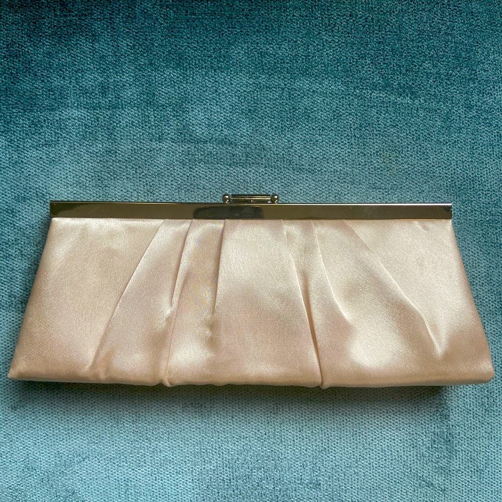 Dressy satin cream/ivory purse
